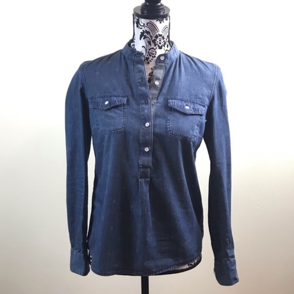 Tommy Hilfiger Tops - Tommy Hilfiger Women Long Sleeve Skirt Jean’s Blue ALSU00242
